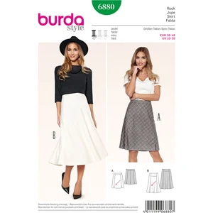 Burda Naaipatroon 6880 - Rok in variaties