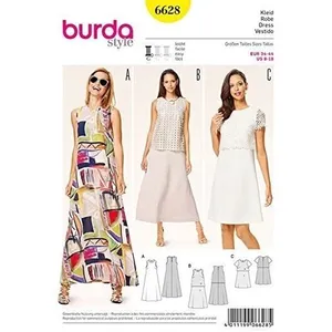 Burda Naaipatroon 6628 - Jurk in variaties