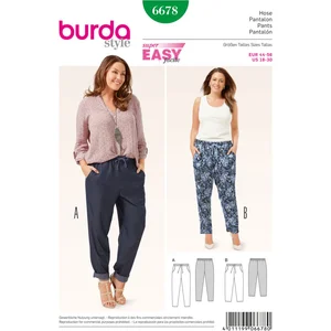 Burda Naaipatroon 6678 - Broek in variaties