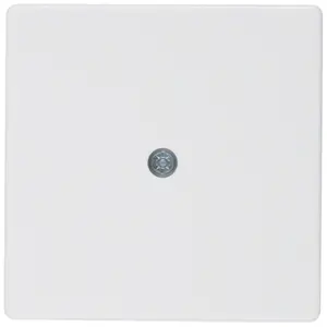 Hager Q.1 Plaque Sortie Cables Blanc Polaire pas cher