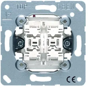 Bouton poussoir - double - inverseur - ls - fixation à vis Jung 539eu - nc pas cher