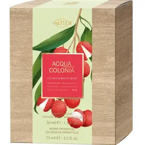 4711 Fragrances Eau De Cologne Lychee&white Mint Set 2 Units 2 Unités pas cher