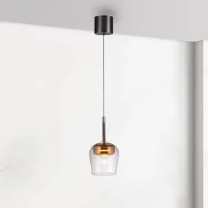Q-KON hanglamp Glas, LED 2700-5000K, Dimbaar, Zwart, Paul Neuhaus