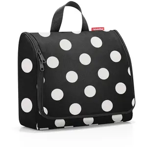 Comparateur de prix : Reisenthel Toiletbag XL Toilettas Ophangen - 4L - Dots Wit