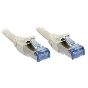 Lindy - Cordon de raccordement - RJ-45 (M) pour RJ-45 (M) - 30 m - SFTP, PiMF - CAT 6a - sans halogène, moulé, sans crochet - gris pas cher