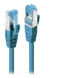 Lindy - Cordon de raccordement - RJ-45 (M) pour RJ-45 (M) - 15 m - SFTP PiMF - CAT 6a - sans halogène moulé sans crochet - bleu pas cher