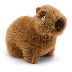 NICI Capybara Doudou Capy-Barbara 17 cm assis - Adorable peluche pour câliner et jouer, Capybara en peluche pour les amateurs de doudous - 61222 pas cher