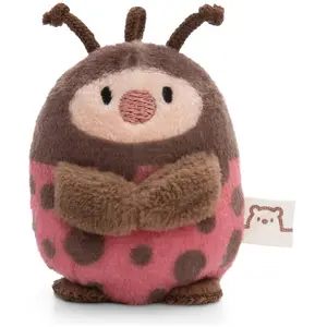 NICI Peluche coccinelle Dozz de 5cm rouge - Doudou en peluche, mignonne peluche à câliner, pour jouer, pour enfants et adultes, une excellente idée de cadeau
