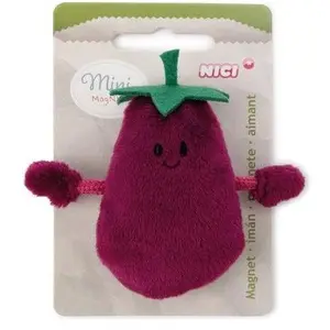 NICI, Aimant, plush mini eggplant with magnet 7 cm