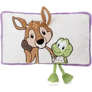Nici Coussin Rectangulaire Roebuck René Roebuck & Fridolin Frog 43x25 ... pas cher