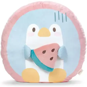 NICI, Coussin pour enfant, Plüschkissen Pinguin Waddle m.Melone pas cher