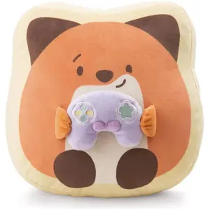 NICI Plüschkissen Fuchs Geeks m. Spielkonsole (33 cm) pas cher