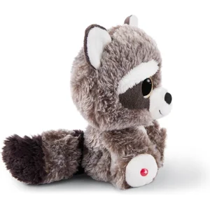 Nici raton laveur en peluche Glubschis Clooney junior 25 cm gris/blanc pas cher
