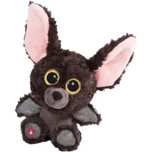 Nici Knuffelvleermuis Glubschis Junior 15 Cm Pluche Bruin pas cher