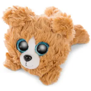 Nici pluche knuffel Glubschis liggende hond Lollidog 15cm glitterogen. pas cher