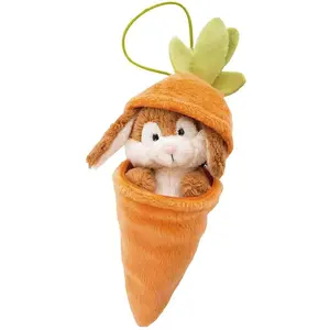 NICI, Déco de Pâques, Lapin en carotte 15cm (1x) pas cher