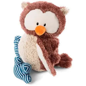 Nici Hibou Oscar Avec Tête Pivotante En Peluche 50 Cm pas cher
