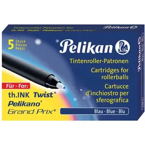 Pelikan cartouches pour stylos roller pelikano grand prix 943399 pas cher