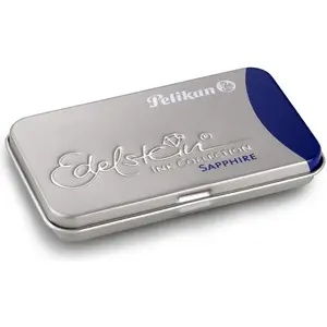 Pelikan Tintenpatrone Edelstein Ink GTP/6 Sapphire Metallet. pas cher