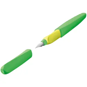 Pelikan 807258 Vulpen Twist P457M Neon Green, vouwdoosje pas cher