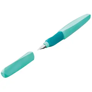 Pelikan Twist - vulpen - Neo Mint Blue - medium penpunt pas cher