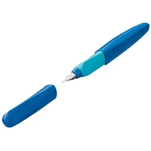 Pelikan 814737 Twist Plume M, bleu profond, avec 1 cartouche, 1 pièce pas cher