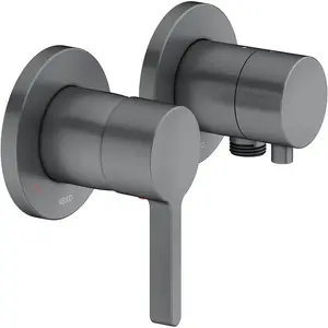 Keuco, Robinetterie de salle de bains, EDITION 400 Set mitigeur monocommandé UP 2 voies avec raccord de flexibleVendu paramazon