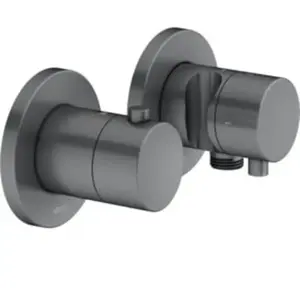 Keuco, Robinetterie de salle de bains, EDITION 400 Set de robinetterie thermostatique encastré 2 voies avec raccord de flexible et s pas cher