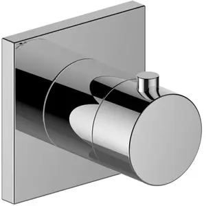 KEUCO Robinet thermostatique à encastrer - Chromé - rosace carrée 90mm pas cher