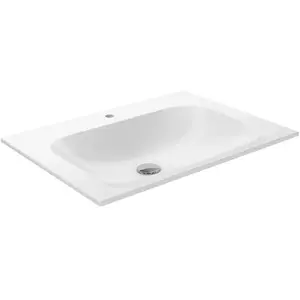 Keuco, Lavabo, lavabo en céramique X-LINE 655x17x494mm m 1L-Boh we (494 mm, 655 mm)Vendu pargalaxus