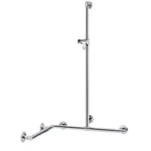 KEUCO PLAN Care doucheglijstang met douchestang, breedte 1297mm, diepte 1097mm, hoogte 1263mm, 34915011911 pas cher
