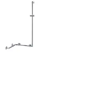 Keuco, Poignée pour meuble, Main courante de douche PLAN CARE avec barre de douche 597/680/1265mm vc pas cher