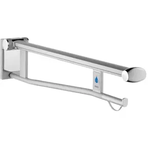 Keuco, Poignées + Aides pour la salle de bain, Barre d'appui PLAN CARE WC 700mm li ext. vc/gris clair pas cher