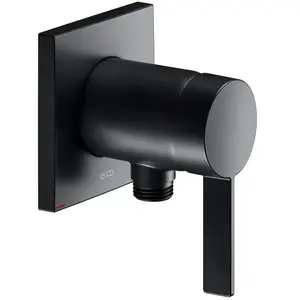 Keuco, Robinetterie de salle de bains, Mitigeur monocommandé IXMO solo Pure UP avec raccord de flexible. Ros carré sw ma