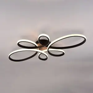 Comparateur de prix : TRIO FLY - Plafondlamp - Zwart mat - incl. 1x SMD 32W - Dimbaar