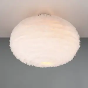 RL LIVE YOUR LIGHT REALITY FURRY - Plafondlamp - Zand - excl. 2x E27 10W pas cher