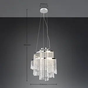 Reality Kroonluchter Pomp Ø 38cm - R37341106 pas cher