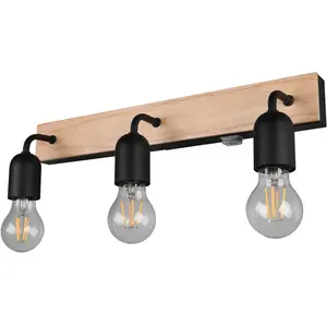 Comparateur de prix : Trio Landelijke badkamer wandlamp Arturo 3x E27 - 284470332