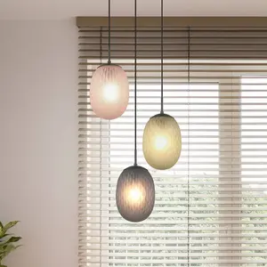 TRIO FACETTE - Hanglamp - Zwart mat - excl. 3x E27 4 W - Plafondbevestiging - In hoogte verstelbaar pas cher
