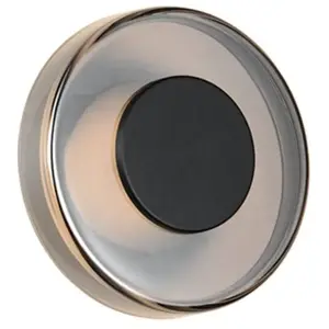 Applique, Applique plafonnier à variateur Celeste Noir en Metal Trio pas cher