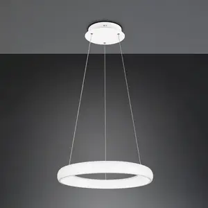 Led hanglamp Cardona wit - Ø 60cm - 349616031