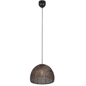 TRIO KAMARA - Hanglamp - Oud messing - excl. 1x E27 4 W - Plafondbevestiging - In hoogte verstelbaar pas cher