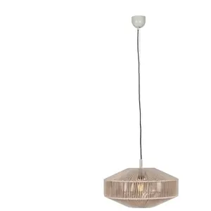 TRIO SVEA - Hanglamp - Crèmewit - excl. 1x E27 4 W - D: 46 cm - Plafondbevestiging - In hoogte verstelbaar pas cher