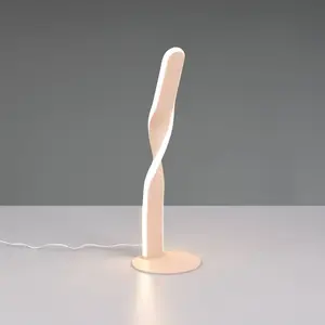 Lampe de table, lampe d'appoint, lampe de lecture, design torsadé sabl... pas cher