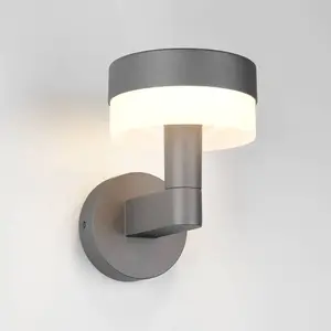 Applique d'extérieur lampe de façade lampe de jardin LED aluminium ant... pas cher