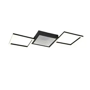 Plafonnier LED REALITY GELO, R64471132, 24 W, 2500 lm, 3000 K, noir pas cher