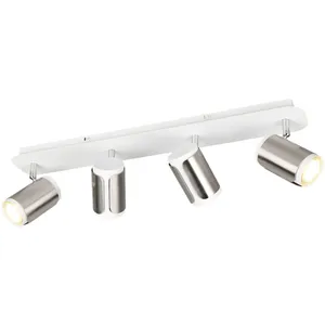 Spot, gillan, EXCL.4XGU10, hauteur: 16CM,LONGUEUR: 60CM,LARGEUR: 12CM Trio pas cher