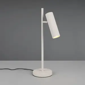 Trio, Lampe de table, 567700176 Soka GU10 Tischleuchte 15cm Warm Grey... pas cher