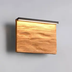 Trio, Applique + plafonnier, LEDDeckenleuchte Kalea SchwarzHolzfarbig (800 lm) pas cher