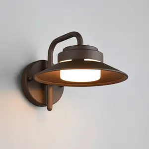 TRIO ATRATO - Wandlamp - Roestkleur - excl. 1x GX53 10 W - Wandmontage - Buitenverlichting - IP44